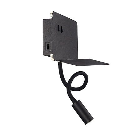 Светильник настенный ST-Luce Черный/Черный LED 2*3W 4000K SL1576.401.02 - фото