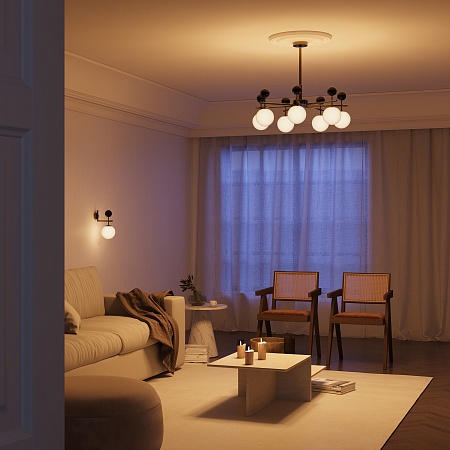 Настенный светильник (бра) Maytoni MOD436WL-01BS - фото