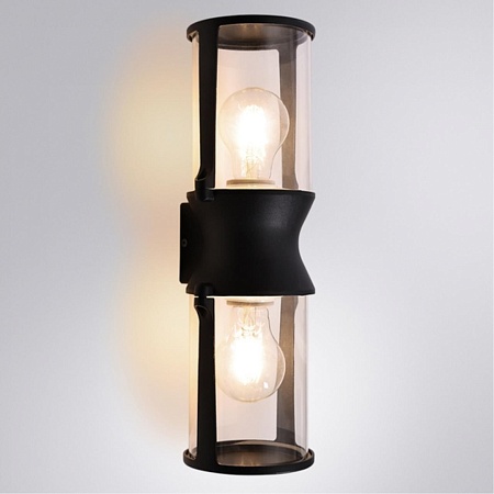 Уличный настенный светильник Arte Lamp MINCHIR A8306AL-2BK - фото