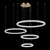 Люстра подвесная ST-Luce Золотистый/Прозрачный LED 4*42W 3000 - 6500K SL6110.203.04