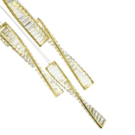 Светильник подвесной ST-Luce Латунь/Прозрачный LED 1*55W 4000K SL6205.303.05 - фото