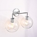 Бра Rh Utilitaire Globe Shade Double Sconce Silver Imperiumloft 123274-22 - фото