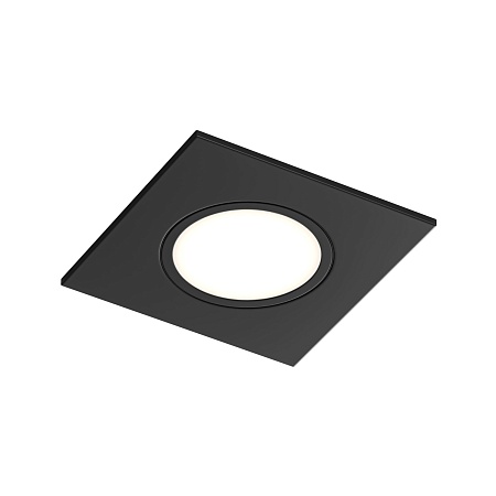 DK3102-BK Встраиваемый влагозащищенный светильник, IP65, до 10 Вт, LED, GU5,3, черный - фото
