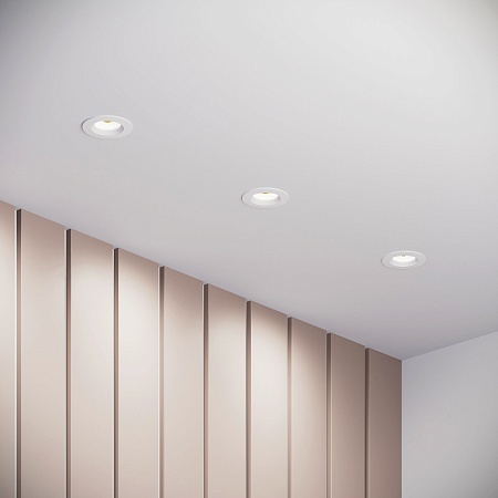 Светильник встраиваемый City GU10 белый 25054/01 Elektrostandard - фото