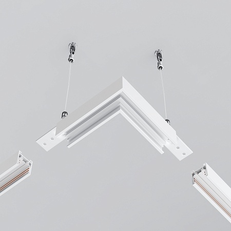 Коннектор угловой Exility накладной низкопрофильный - фото