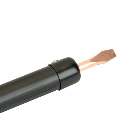 Паяльник с деревянной ручкой 40W, нихромовый нагреватель, долговечное жало, 230В, STEKKER  PLE110-40 - фото