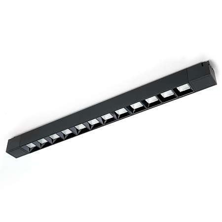 Светодиодный светильник Feron AL130 трековый однофазный на шинопровод 30W 4000K 60 градусов черный серия LensLine - фото