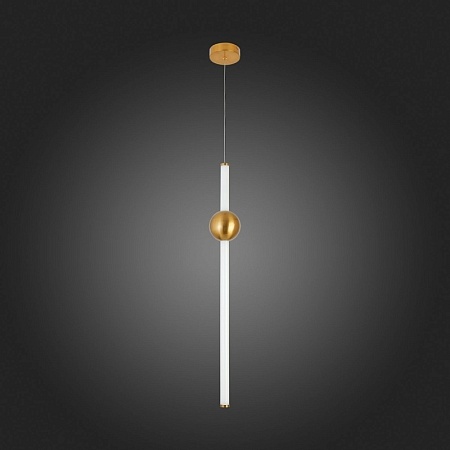 Светильник подвесной ST-Luce Золотистый/Золотистый, Белый LED 1*18W 4000K SL1222.213.01 - фото