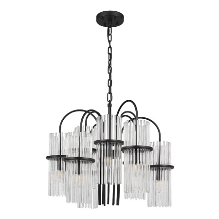 Светильник подвесной ST-Luce черный/прозрачный E14 9*40W SL6145.403.09 - фото