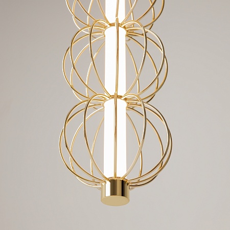 Подвесной светильник Maytoni Golden Cage MOD216PL-L10G3K - фото