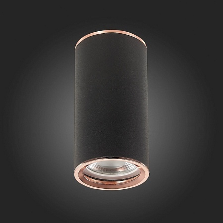 Светильник потолочный Черный GU10 1*50W D54xH105 220V Без ламп ST111.427.01 - фото