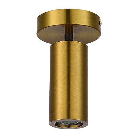 Светильник потолочный ST-Luce Черный, Латунь/Латунь GU10 1*5W 4000K SL1215.402.01 - фото