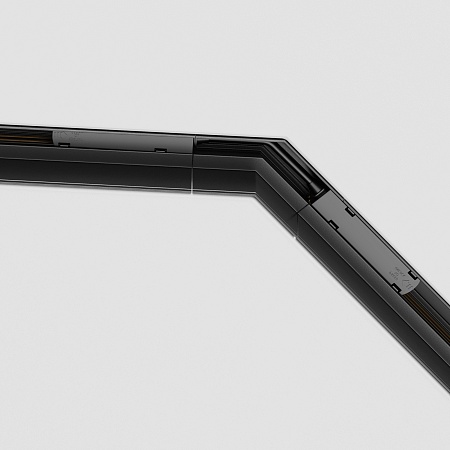 Угол-соединитель 135° Gravity встраиваемый черный - фото