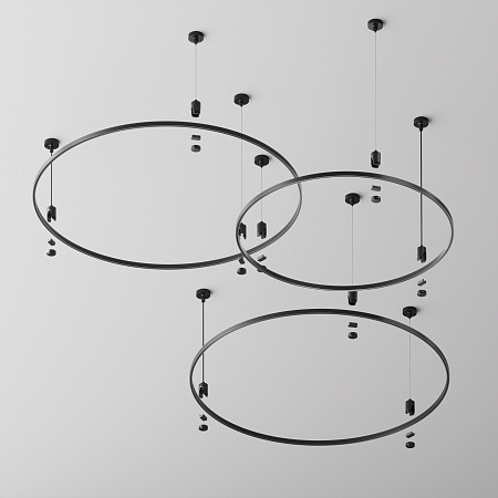 Шинопровод круглый 650 мм Technical TRX154-R-D650-B - фото
