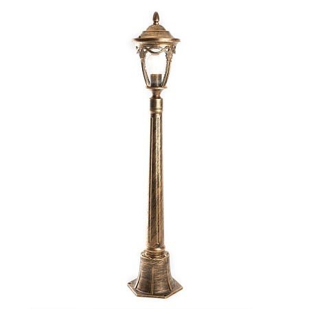 Светильник садово-парковый Feron PL686 столб 60W 230V E27, черное золото - фото