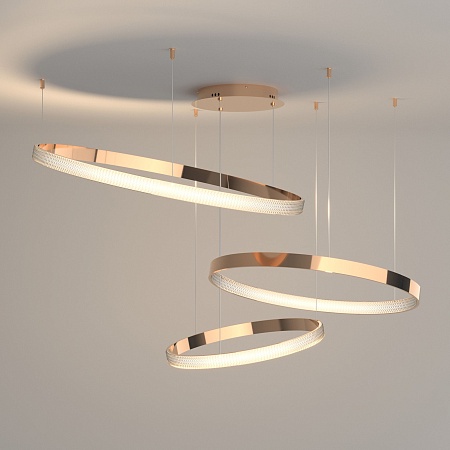 Подвесной светильник Eurosvet 90175/3 медный - фото