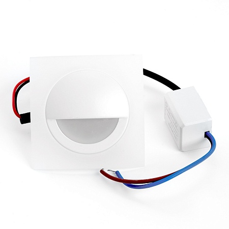 Светодиодный светильник Feron LN008 встраиваемый 3W 4000K, белый - фото