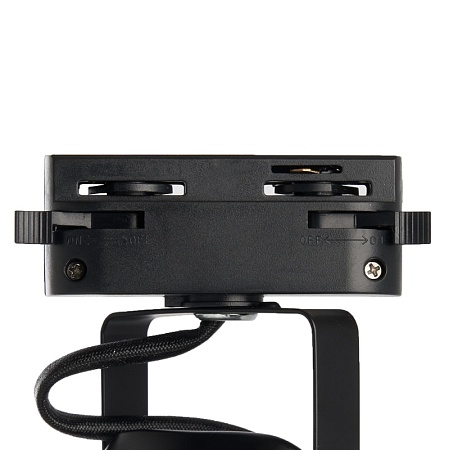 Светильник Feron AL190 трековый однофазный на шинопровод под лампу GU10, черный - фото