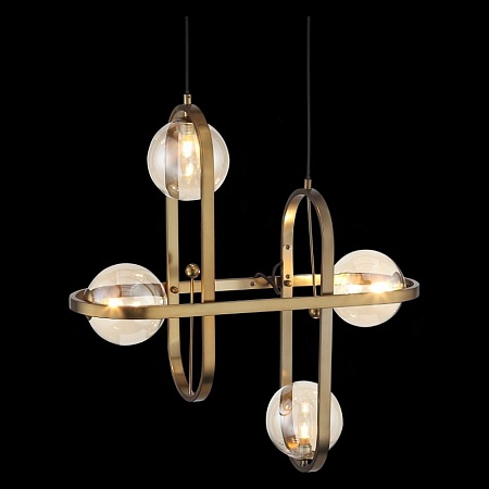 Светильник подвесной ST-Luce Бронзовый/Коньячный G9 4*5W SL1201.203.04 - фото