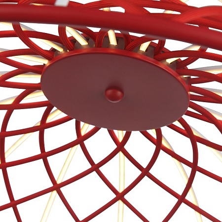 Светильник подвесной ST-Luce Красный/Красный LED 1*20W 3000K SL6016.603.01 - фото