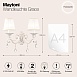 Настенный светильник (бра) Maytoni Grace ARM247-02-G - фото