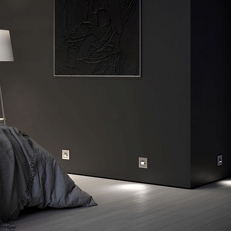 Встраиваемая LED подсветка Turn (серебряный) W1154706 - фото