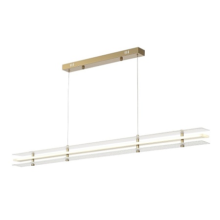 Светильник подвесной ST-Luce золотистый/Прозрачный LED 1*30W 4000K SL6245.223.01 - фото