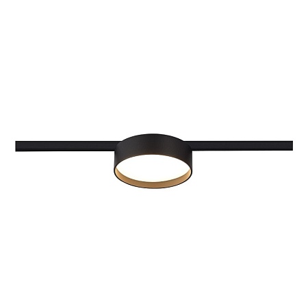 Магнитный трековый светильник Черный LED 1*12W 3000K 500Lm Ra>80 100° IP20 D113xH34 24V ST670.436.12 - фото