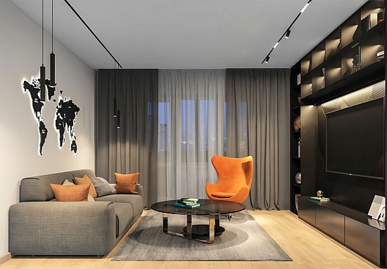 Светильник на шине Denkirs SMART LINEAR DK8003-BK - фото