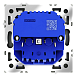 Розетка встраиваемая VOLTUM S70 с заземлением и защитными шторками, 16А, с USB, A+A, (титан)