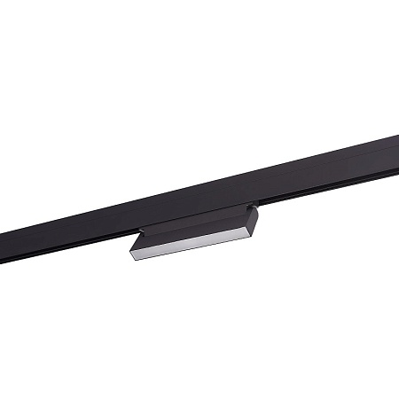 Магнитный трековый светильник Черный LED 1*12W 4000K 720Lm Ra>90 120 IP20 L219xW22xH108 ST363.446.12 - фото