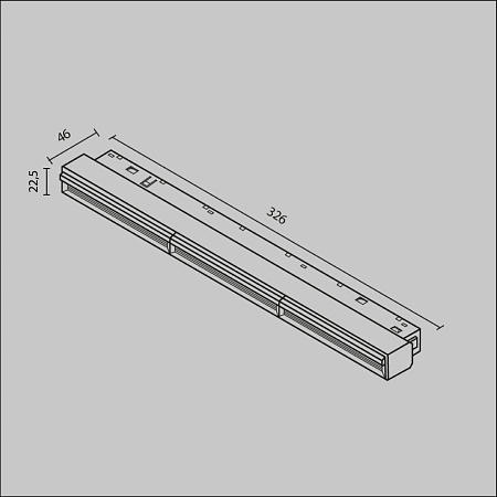 Трековый светильник Technical Parete TR106-4-18W-DS-B - фото