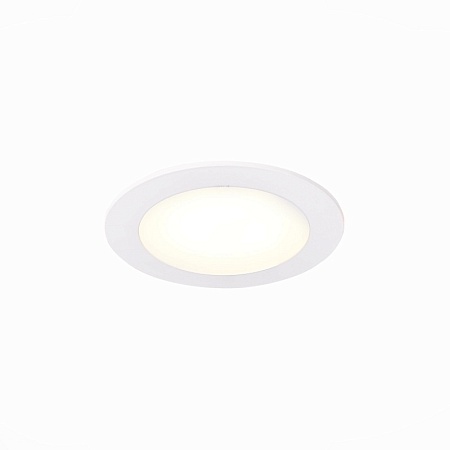 Св-к встр. Белый LED 1*6W 3000K 330Lm Ra80 110° IP20 D120xH8 90-265V ST209.538.06 - фото