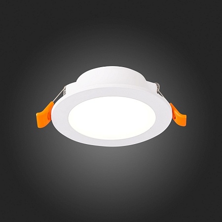 Св-к встр. Белый LED 1*5W 3000K/4000K/6000K 375Lm Ra80 110° IP20 D92xH30 220-240V ST212.508.05 - фото