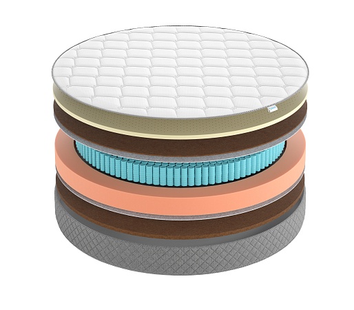 Круглый Матрас Lonax Round Cocos Medium S1000 фото