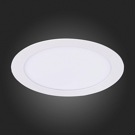 Св-к встр. Белый LED 1*15W 3000K 1 020Lm Ra80 110° IP20 D190xH8 90-265V ST209.538.15 - фото