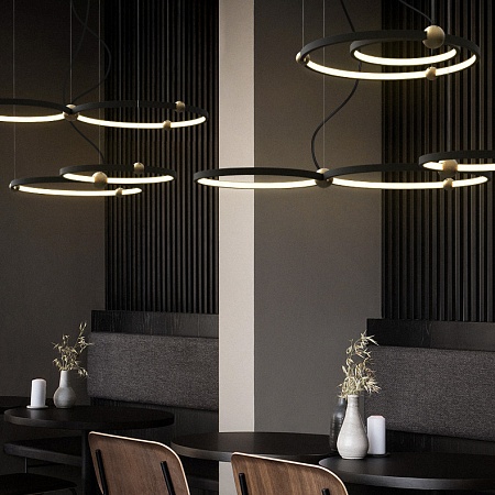 Подвесной Кольцевой Светильник Planetary D30+40 Imperiumloft 101913-26 - фото