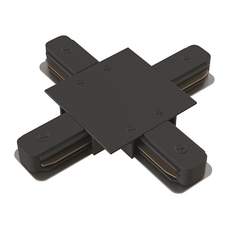 Коннектор Х-образный Unity встраиваемый черный - фото