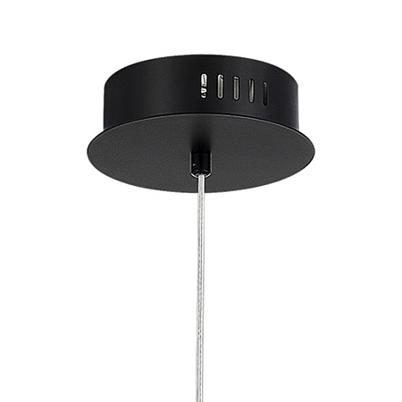 Светильник подвесной ST-Luce Черный/Белый, Дымчатый LED 1*16W 3000K SL6130.403.15 - фото