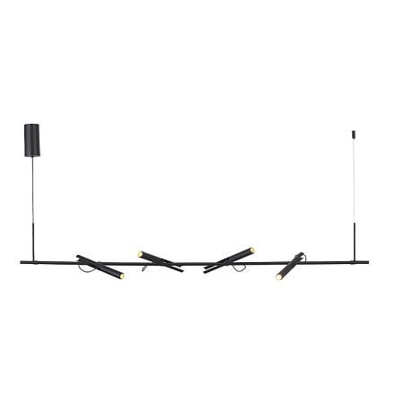 Светильник подвесной ST-Luce Черный/Черный, Золотистый LED 4*3W 3000K SL6210.403.04 - фото