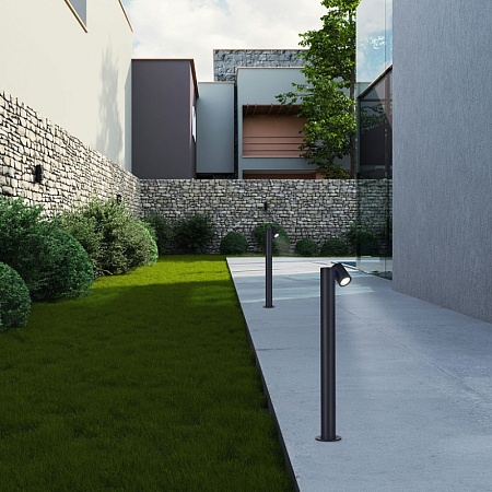 Светильник уличный наземный ST-Luce Черный GU10 1*35W SL9003.405.01 - фото