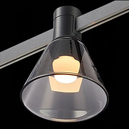 Магнитный трековый светильник FARM Черный LED 1*3W 3000K 78Lm Ra90 120 IP20 D90xH102 24 ST814.406.03 - фото
