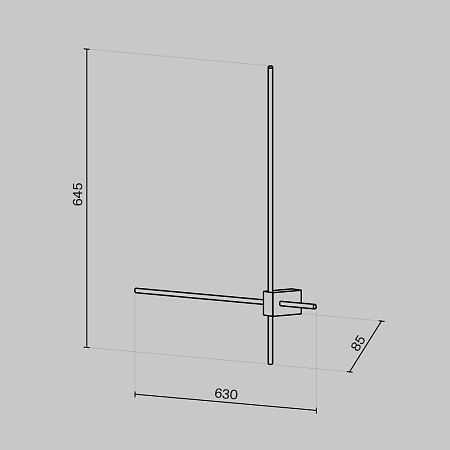 Настенный светильник (бра) Technical Pars C070WL-L12GB3K - фото