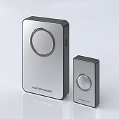 Звонок беспроводной 38M IP20 DBQ27M WL Серебро/Чёрный Elektrostandard