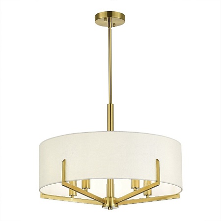 Светильник подвесной Латунь/Белый E14 5*40W SLE3010-303-05 - фото