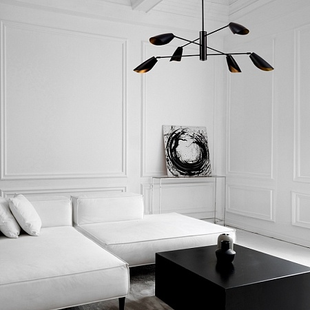 Светильник подвесной Черный/Черный E14 4*60W SLE1254-403-04 - фото