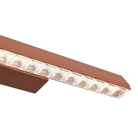 Светильник подвесной ST-Luce терракотовый/прозрачный LED 1*11W 4000K SL1018.623.01 - фото