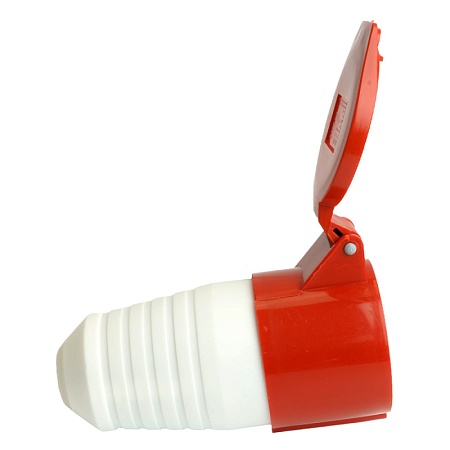 Розетка переносная ST-225 32А 380В 3P+PE+N IP44, RST32-225-44, Stekker - фото