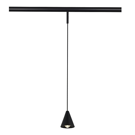 Магнитный трековый светильник Черный LED 1*5W 4000K Lm Ra>90 40° IP20 D80xH98 24V ST689.446.05 - фото