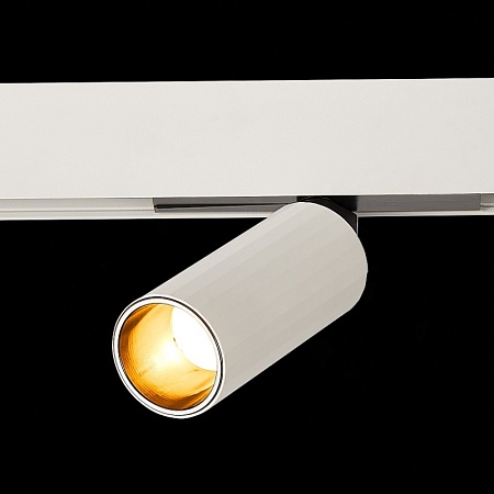 Магнитный трековый светильник Белый LED 1*12W 3000K 600Lm Ra>90 IP20 D50xH173 48VV ST807.536.12 - фото